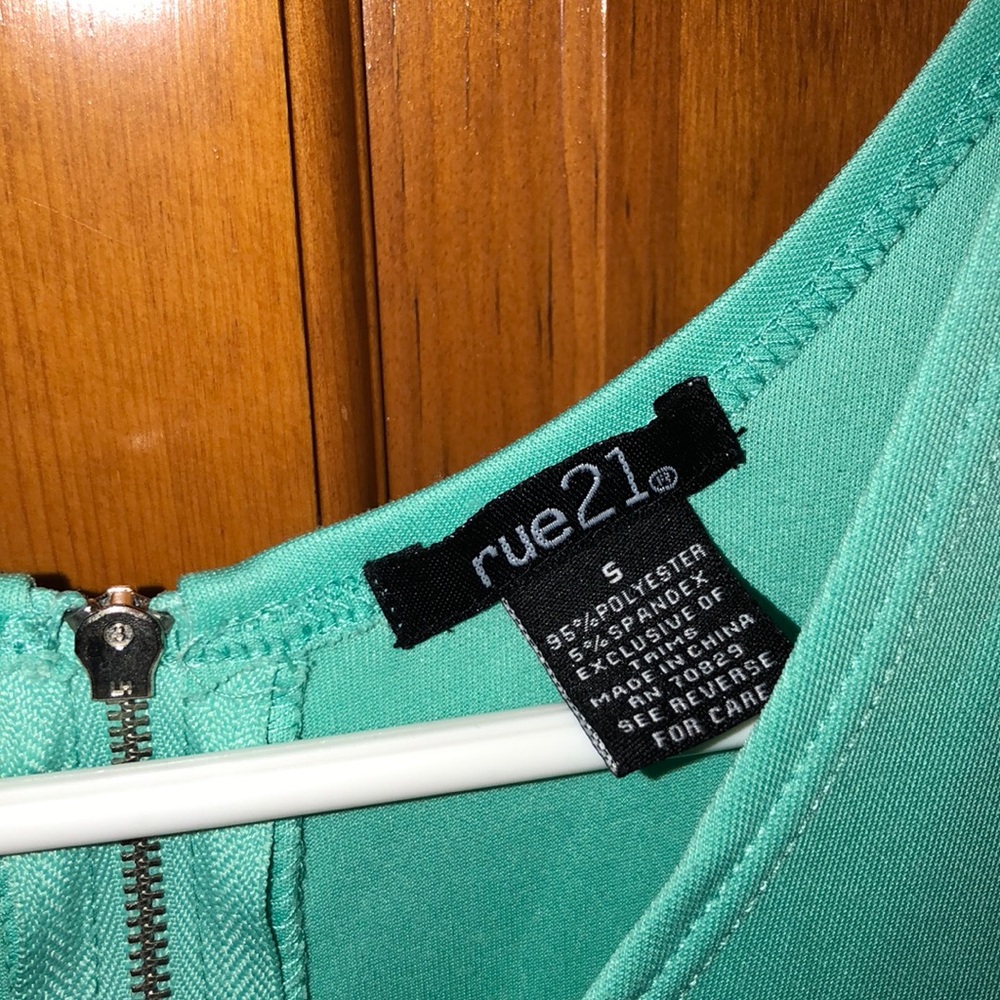 Teal skater dress - Picture 3 of 3
